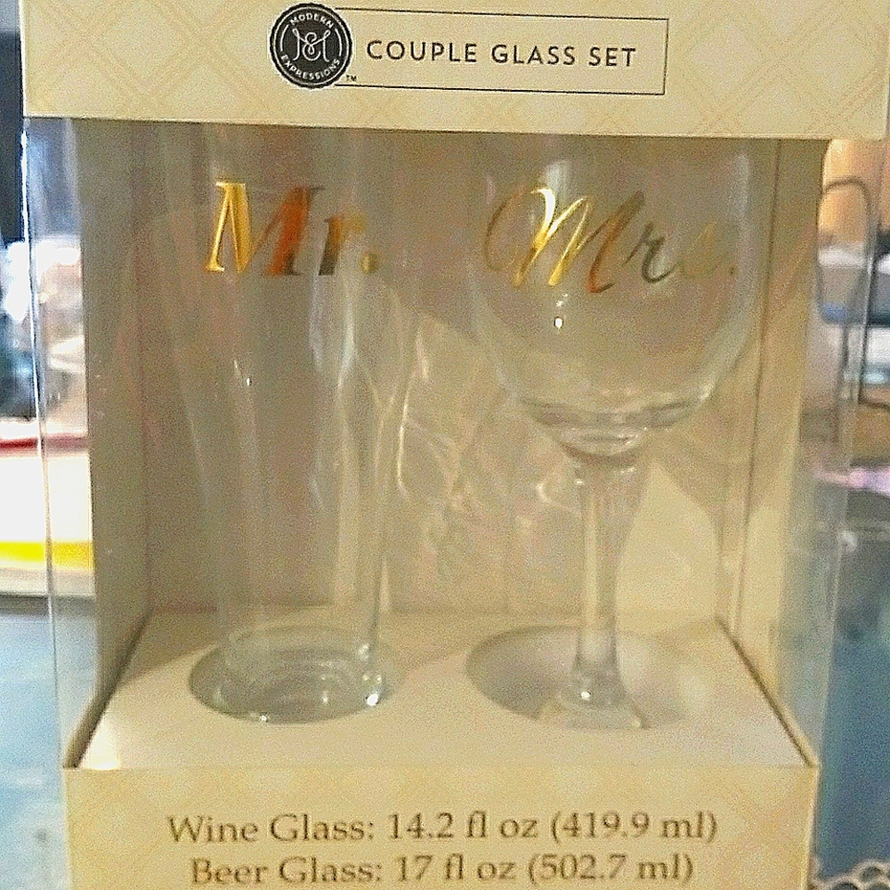 Couple glass set